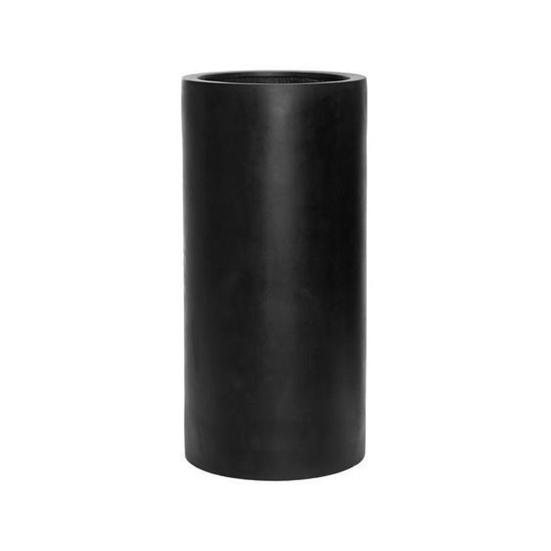 Black Cylinder 350 Planter