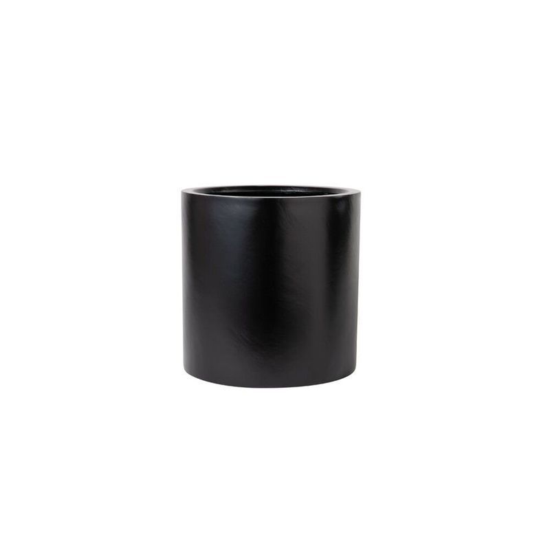 Black Cylinder 425 Planter