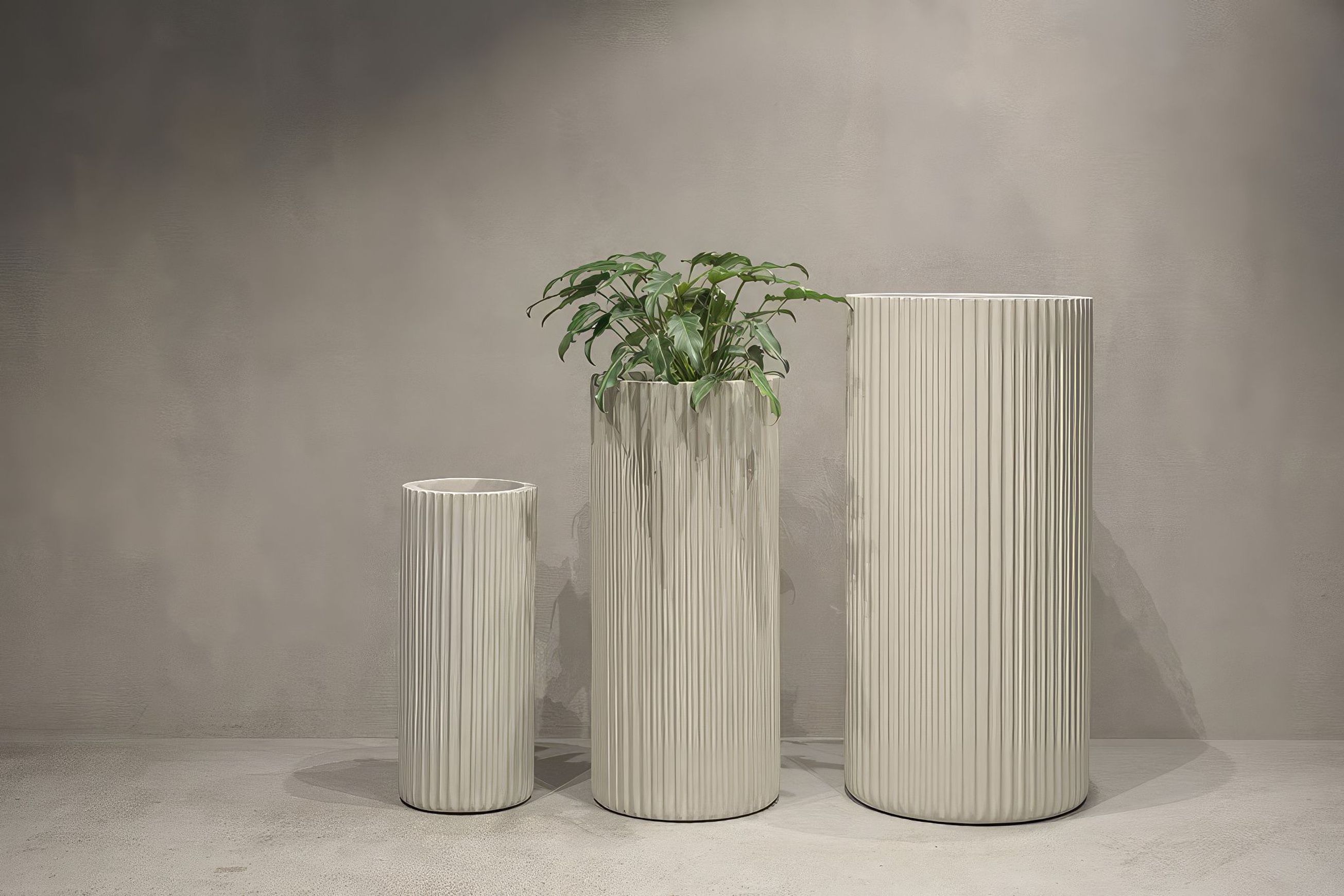 Hibernate 90 Degrees Tall Ribbed - Stone