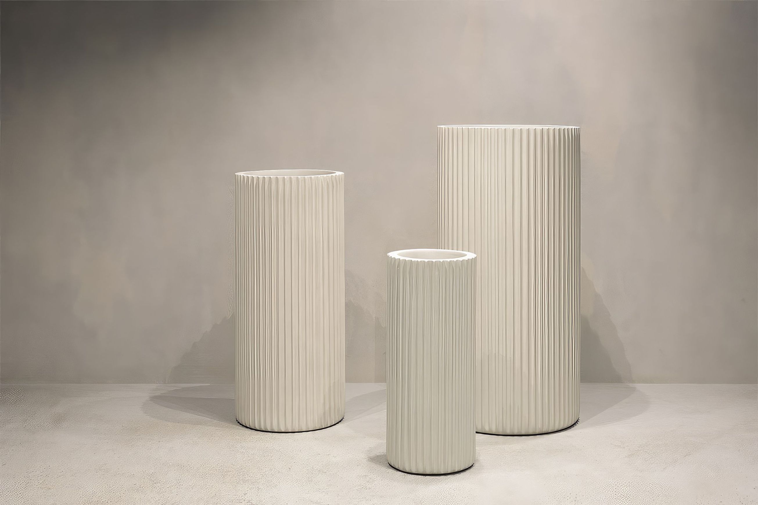 Hibernate 90 Degrees Tall Ribbed - Stone