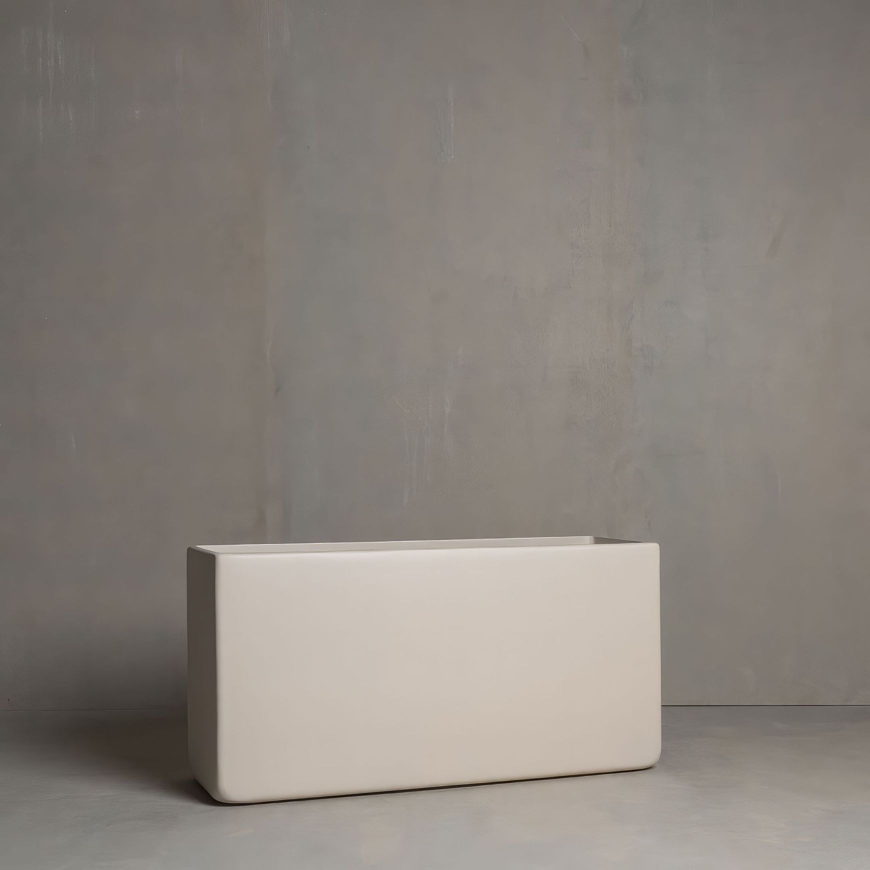 Hibernate Low Line Planters - Stone