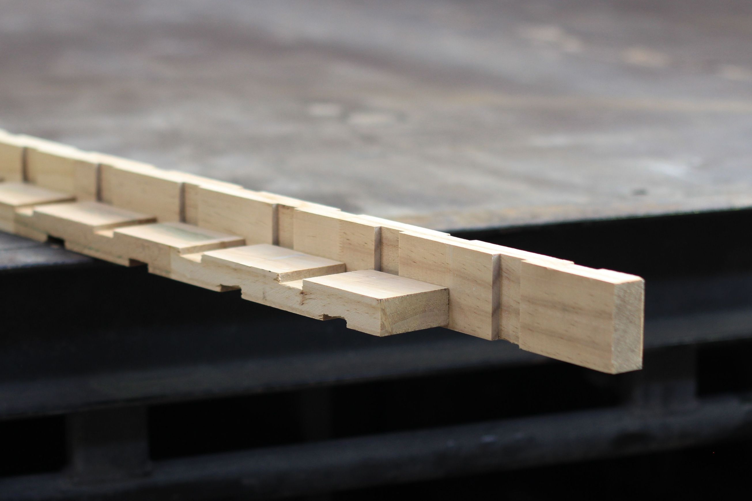 EB1 Castellated Timber Cavity Batten