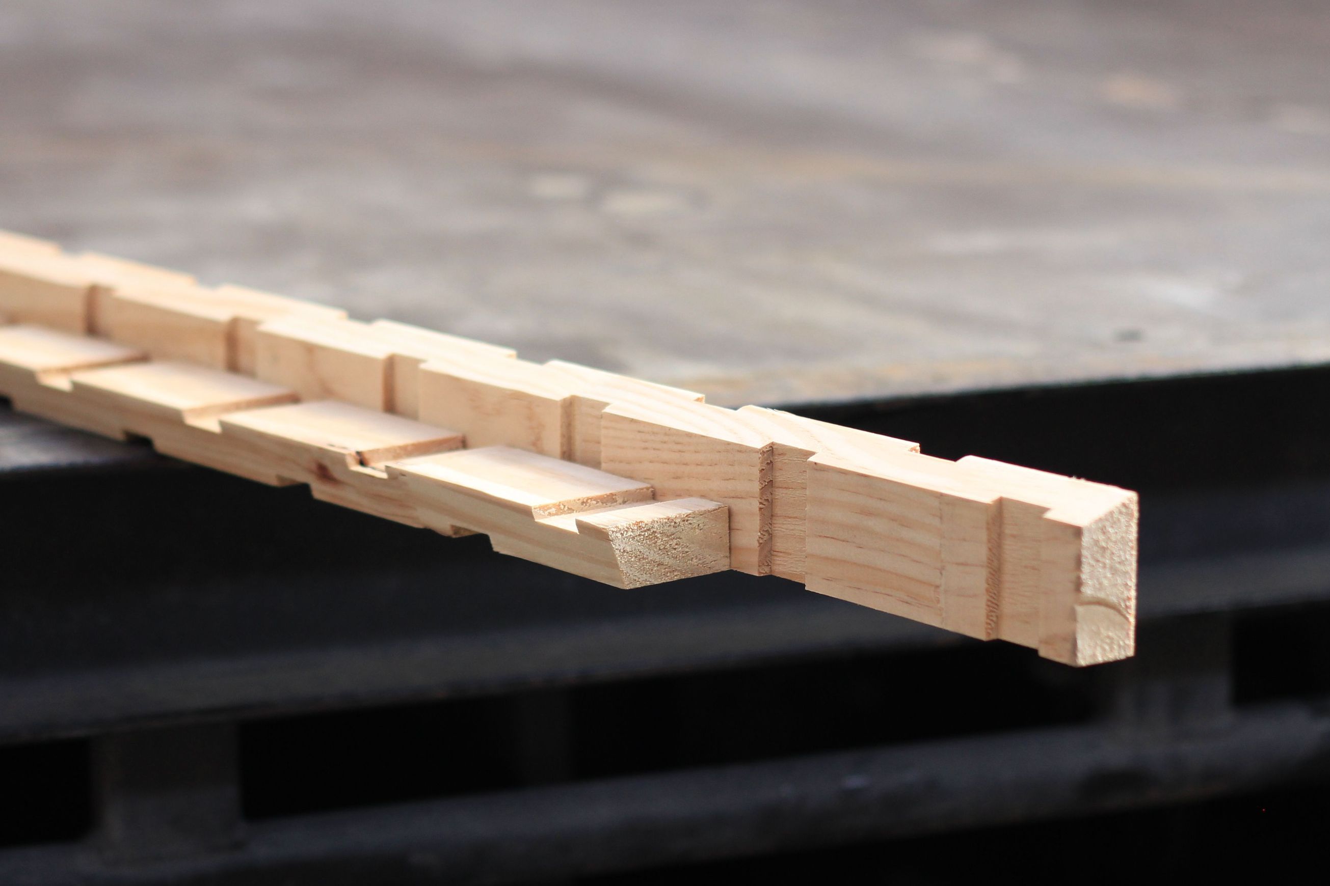 EB2 Castellated Timber Cavity Batten