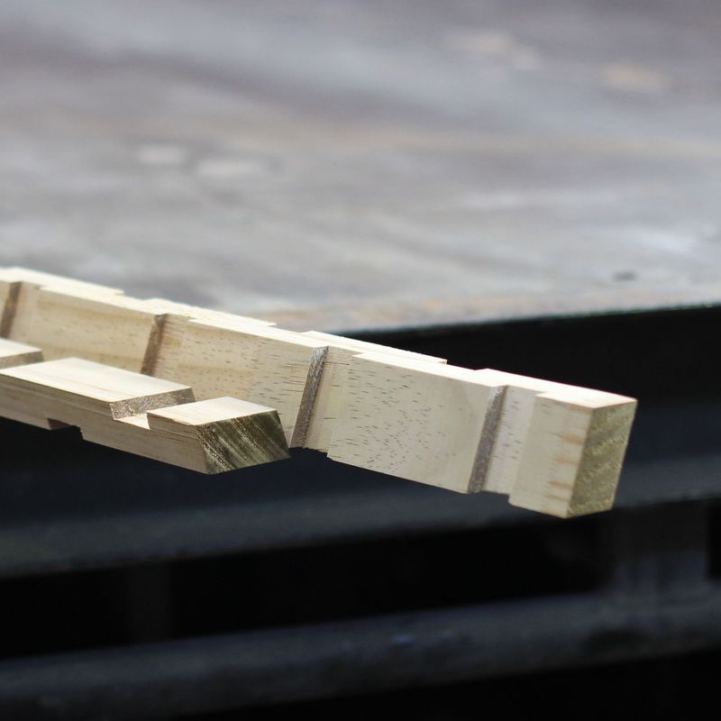 EB4 Castellated Timber Cavity Batten