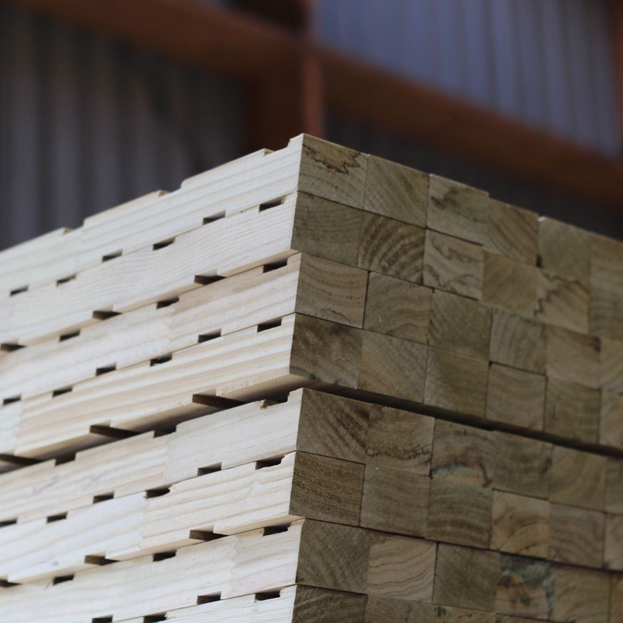 Custom Castellated Timber Cavity Batten
