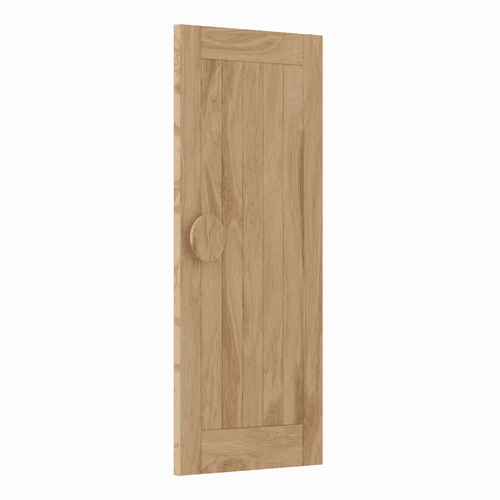 Nixon Wooden Ash Round Door Pull Handle