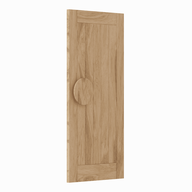 Nixon Wooden Ash Round Door Pull Handle