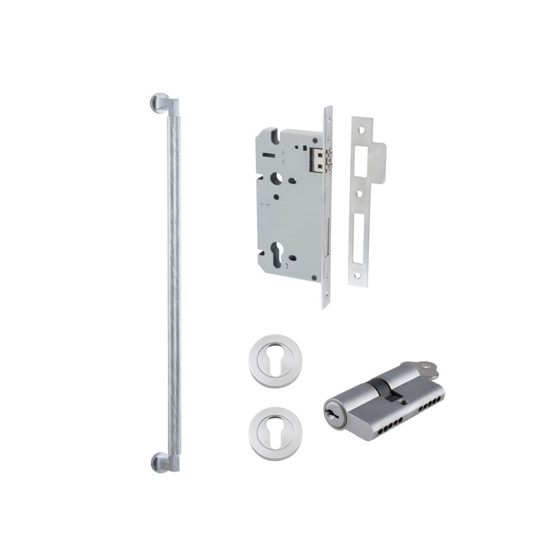 Iver Brunswick Door Pull Handle Entrance Kit Key/Key