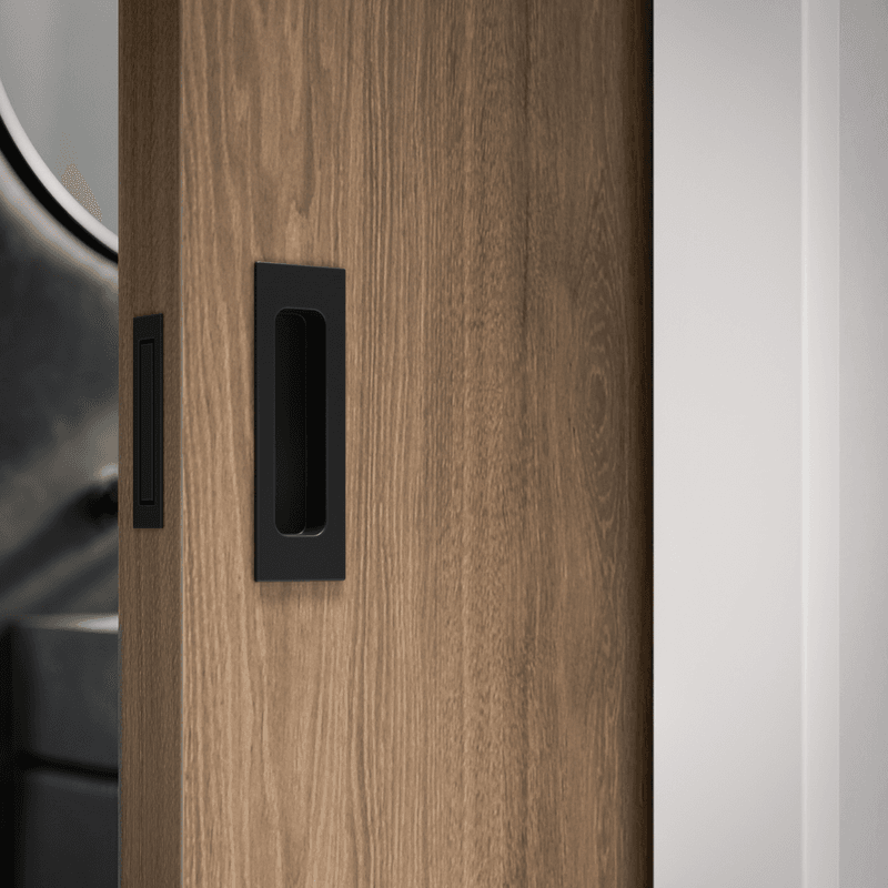 Cavity Slider Edge Pull | Matte Black