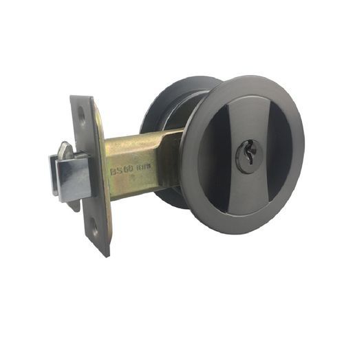Cavity Entrance Set Key Turn/Finger Pull Nickel Graphite