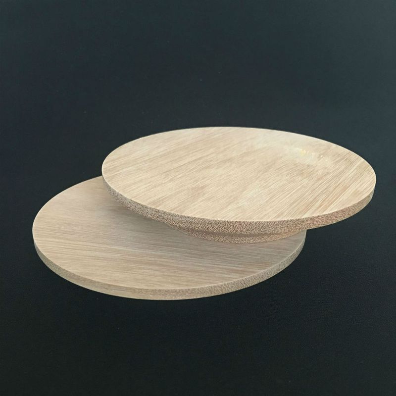 Flat Full Moon - Timber Door Handle - TDH002a
