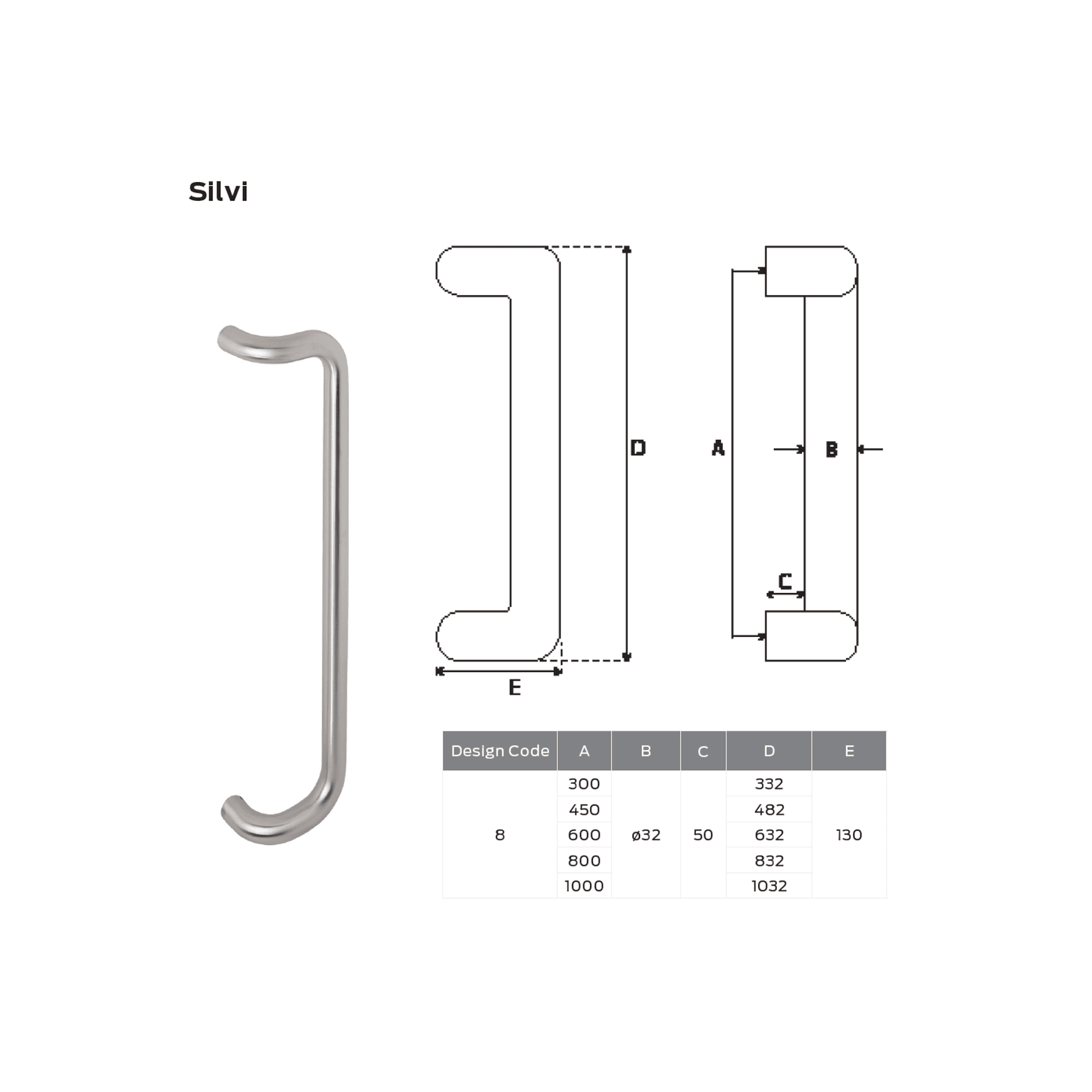 Schlage Silvi Pull Handle