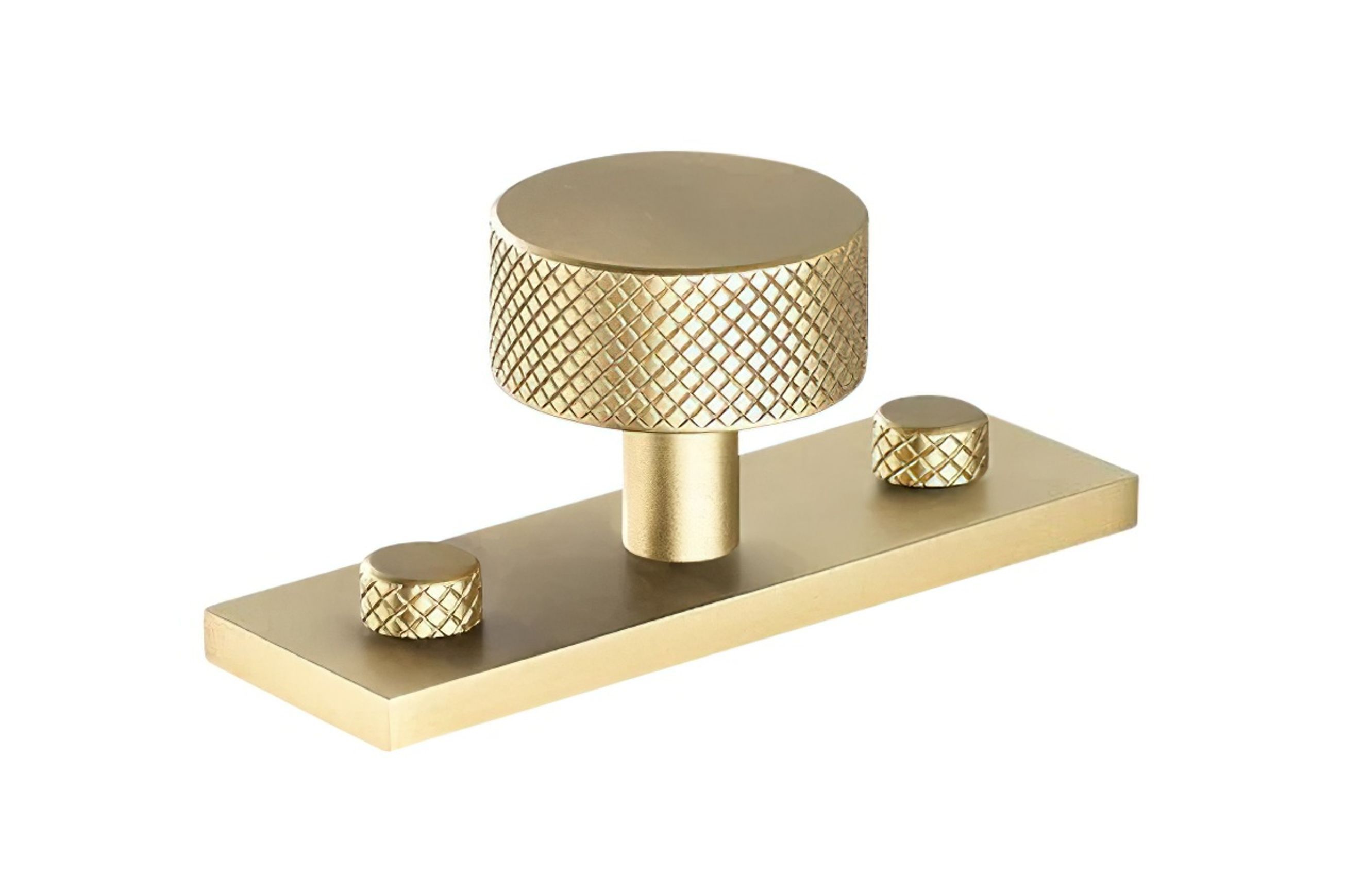 Armac Martin - Mix1 Diamond Knurled Knob w Back Plate