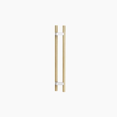 C3106OAK ROUND SECTION OFFSET H-PULL BTB HANDLE
