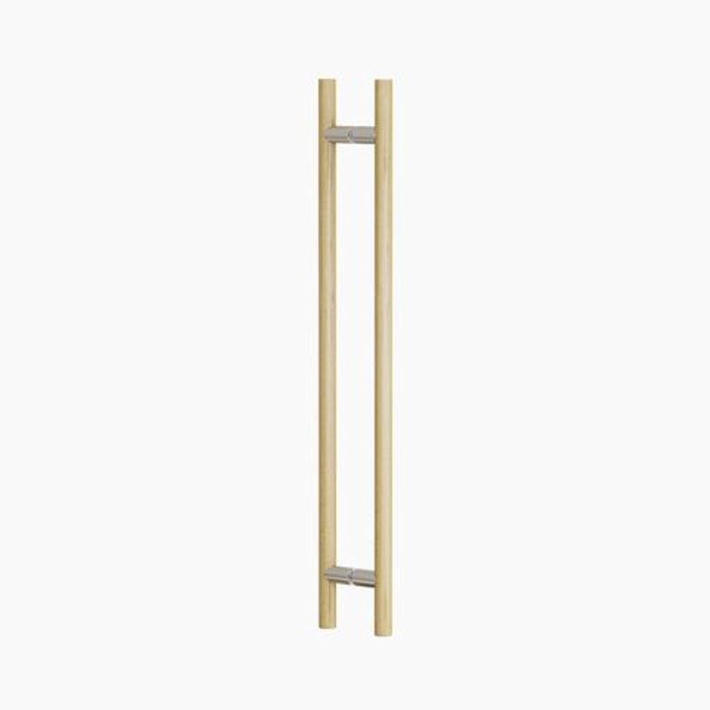 C3408OAK ROUND SECTION H-PULL BTB HANDLE