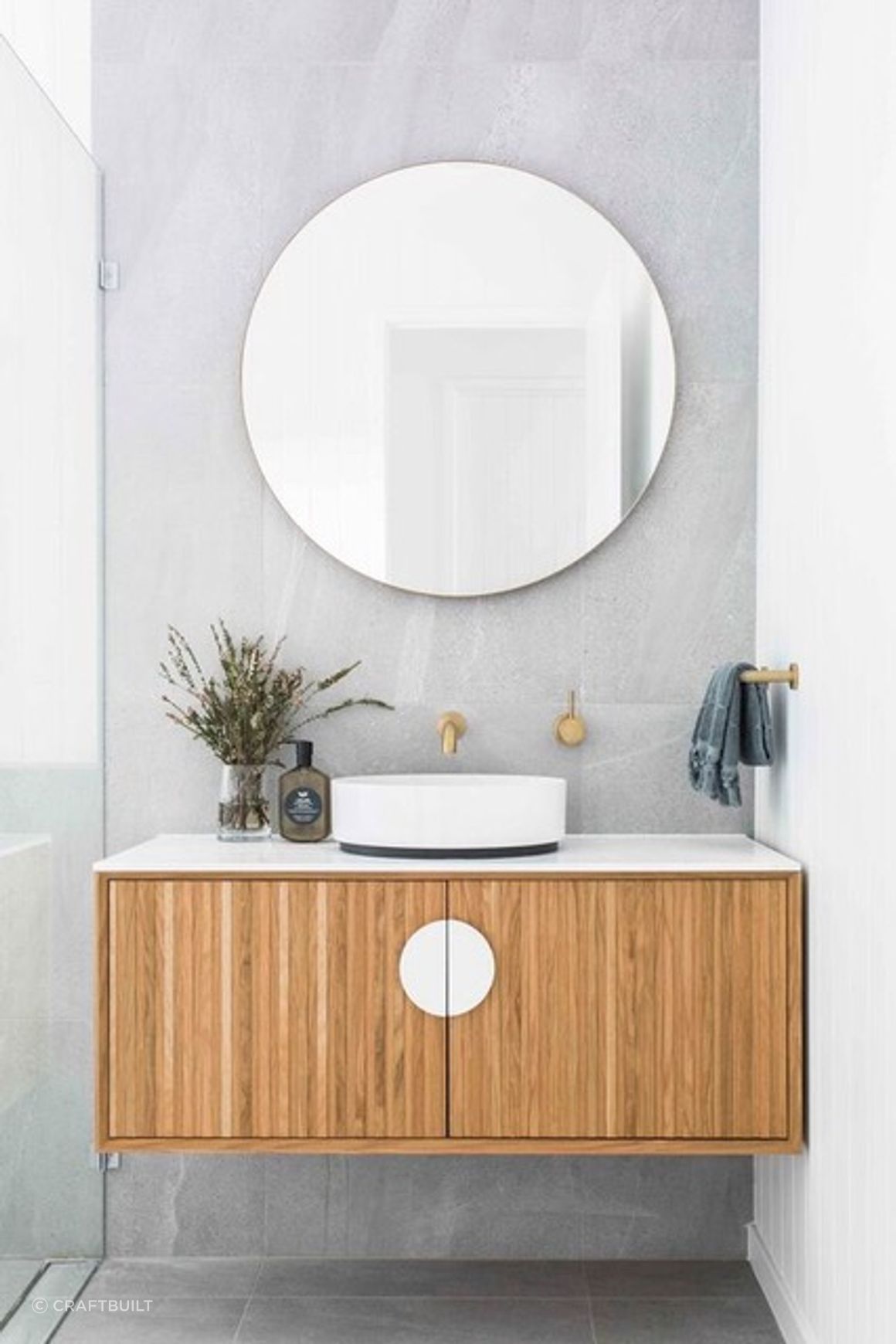Timber Circle Pull Handle
