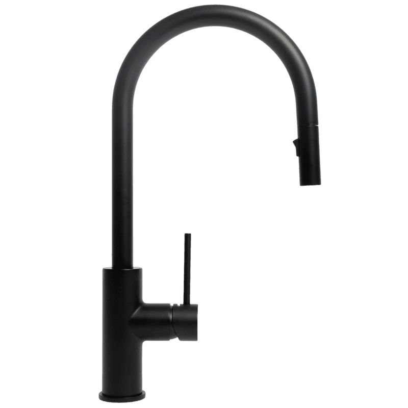 Mira Matte Black Pull Out Mixer