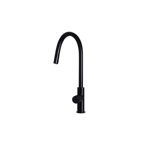 Round Pinless Piccola PullOut Kitchen Mixer -MatteBlack