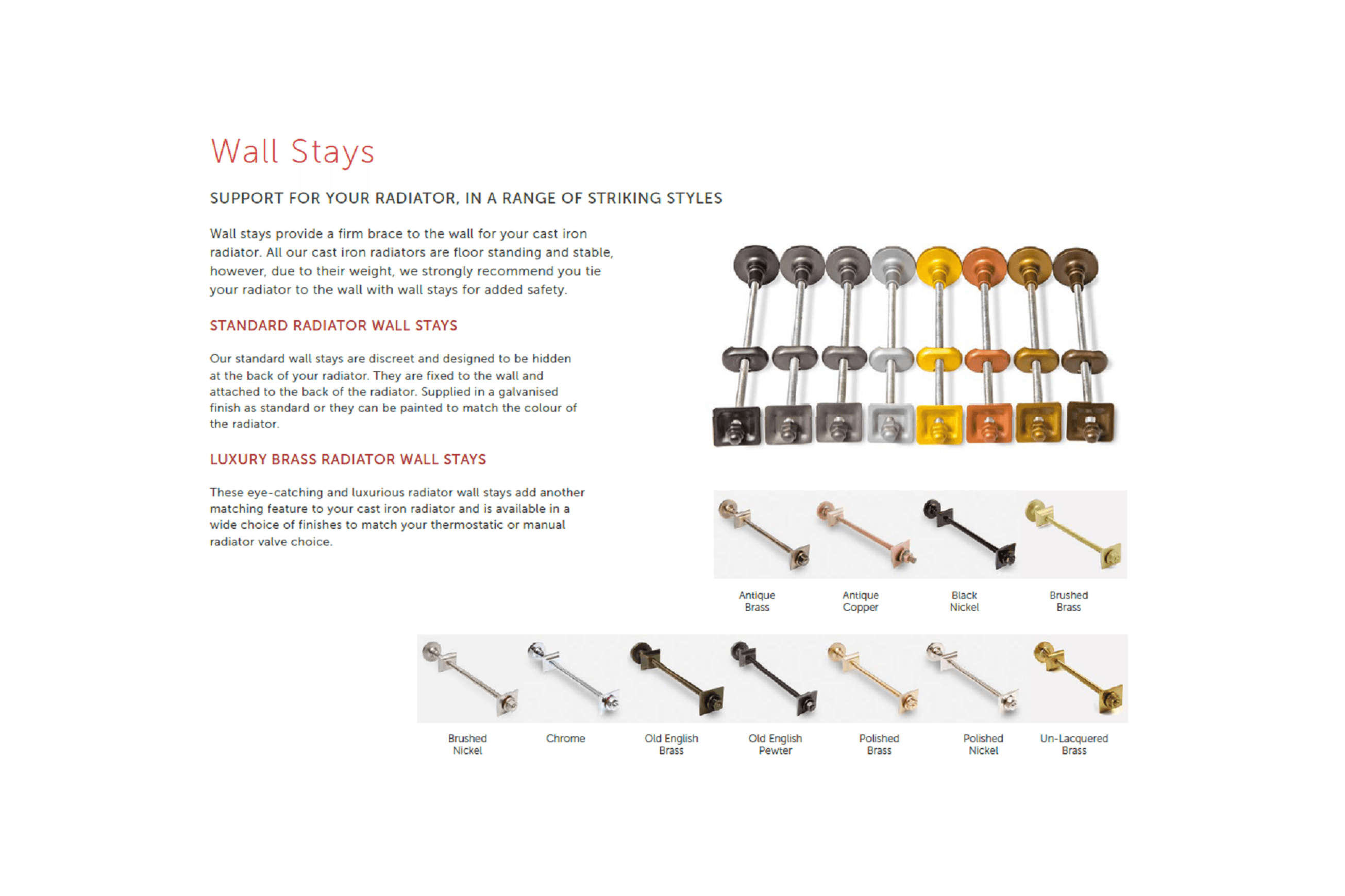 Paladin Pimlico Electric Cast Iron Radiators
