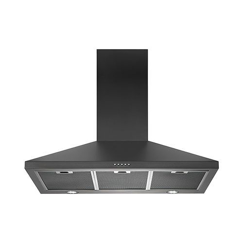 Black Wallmount Rangehood 900mm - TRI-900B