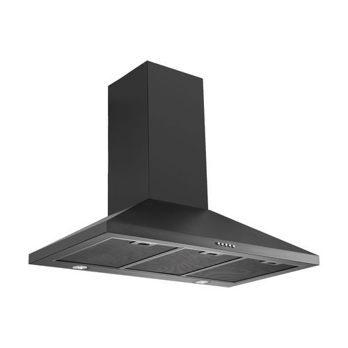 Black Wallmount Rangehood 900mm - TRI-900B