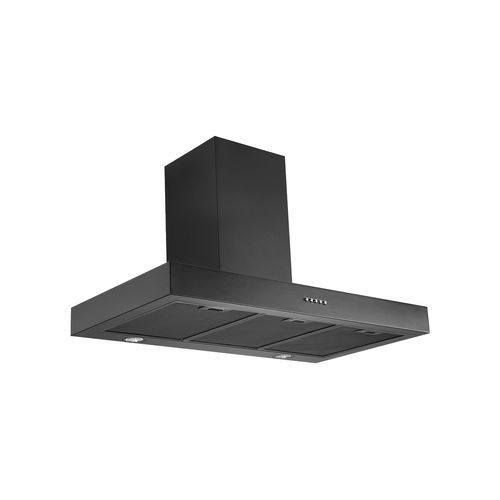 Black Wallmount Rangehood 900mm - TSH-900B