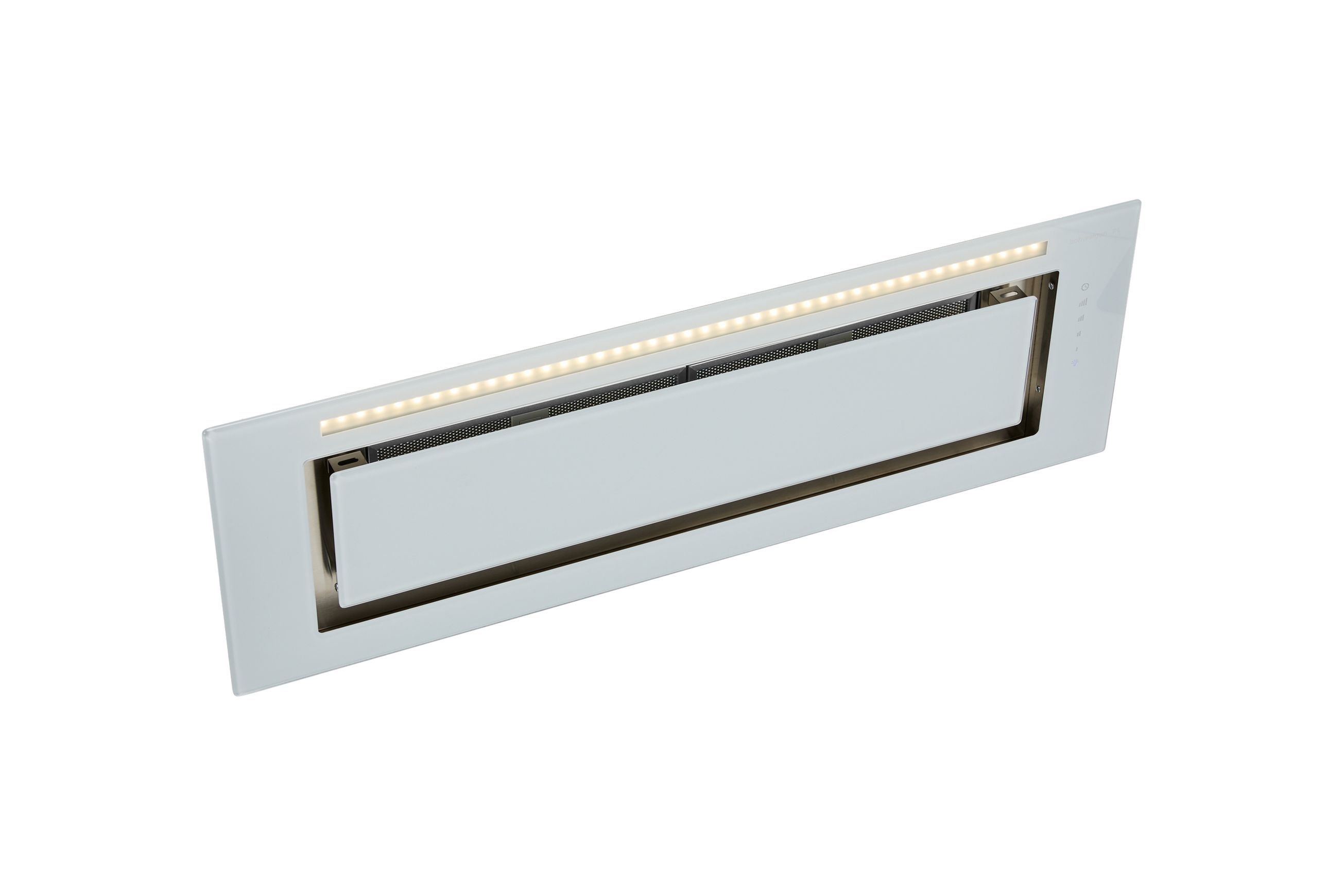 Silent White Undermount Rangehood 900mm - KLS-9GLASS