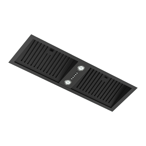 Black Undermount Rangehood 600mm (Non Silent) - SWU-9B
