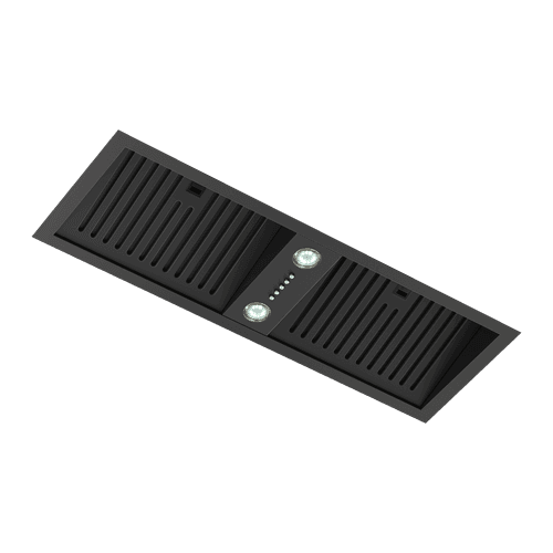 Black Undermount Rangehood 600mm (Non Silent) - SWU-9B