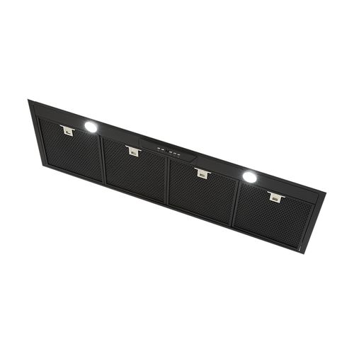 Silent Black Undermount Rangehood 1200mm - UM1390-12BS