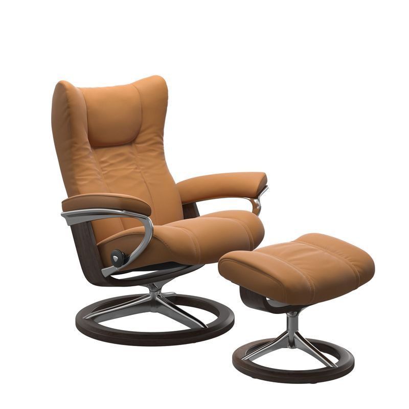 Stressless® Wing (L) Signature Recliner
