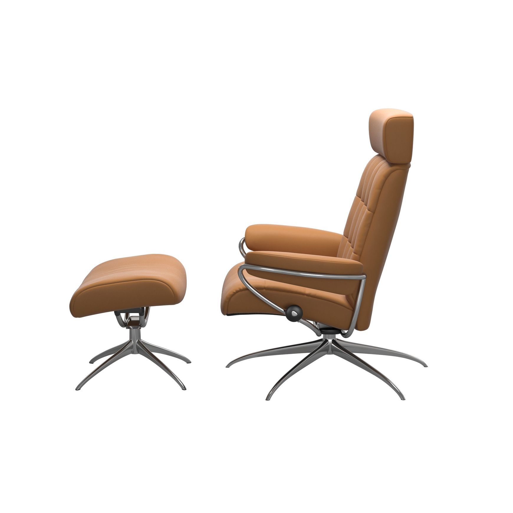 Stressless® London Star Recliner w/ Adjustable Headrest