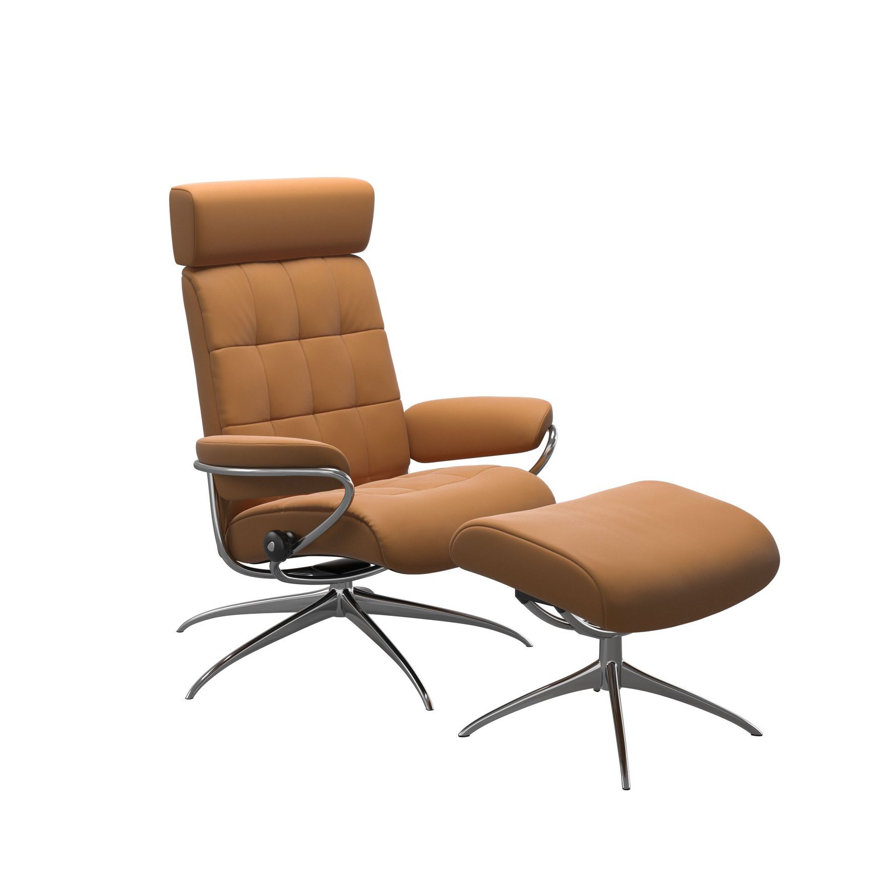 Stressless® London Star Recliner w/ Adjustable Headrest
