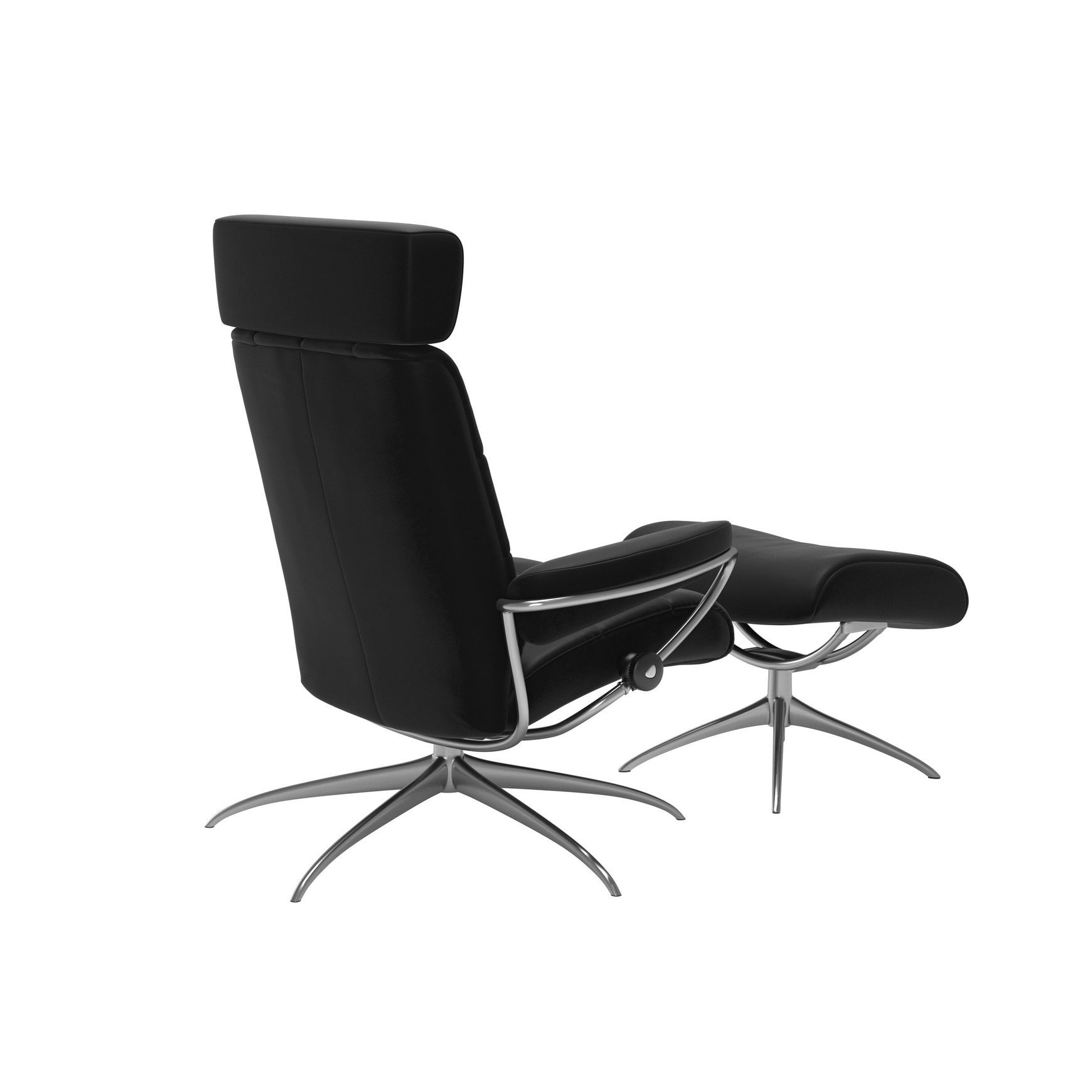 Stressless® London Star Recliner w/ Adjustable Headrest