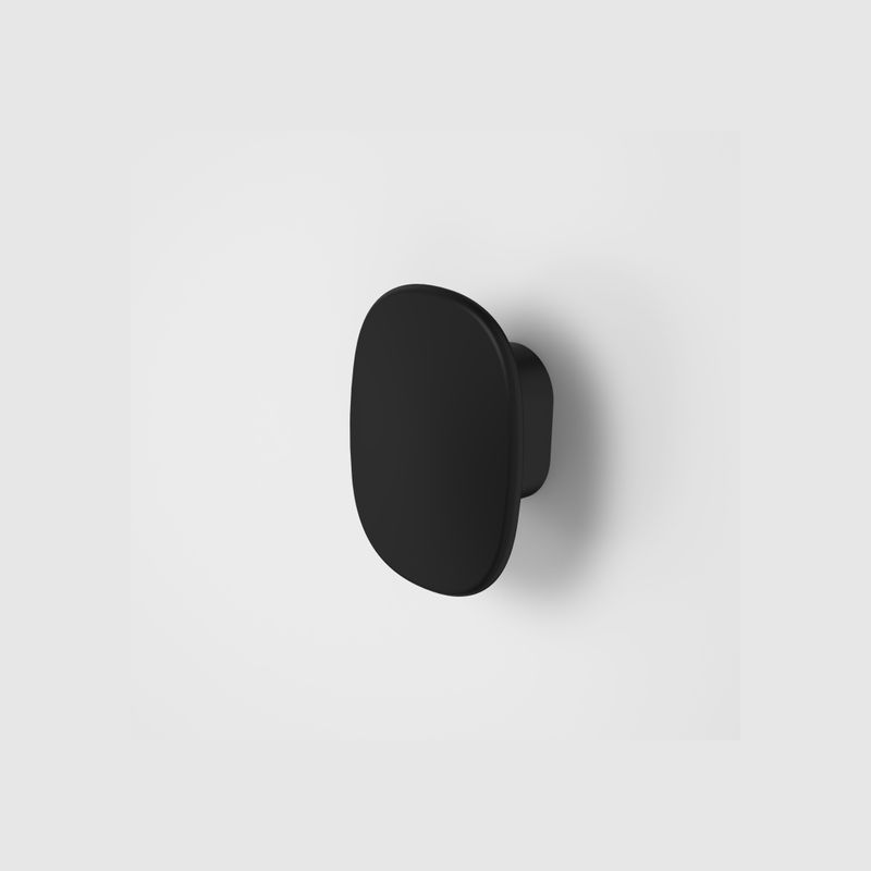 Contura II Robe Hook - Small | Matte Black