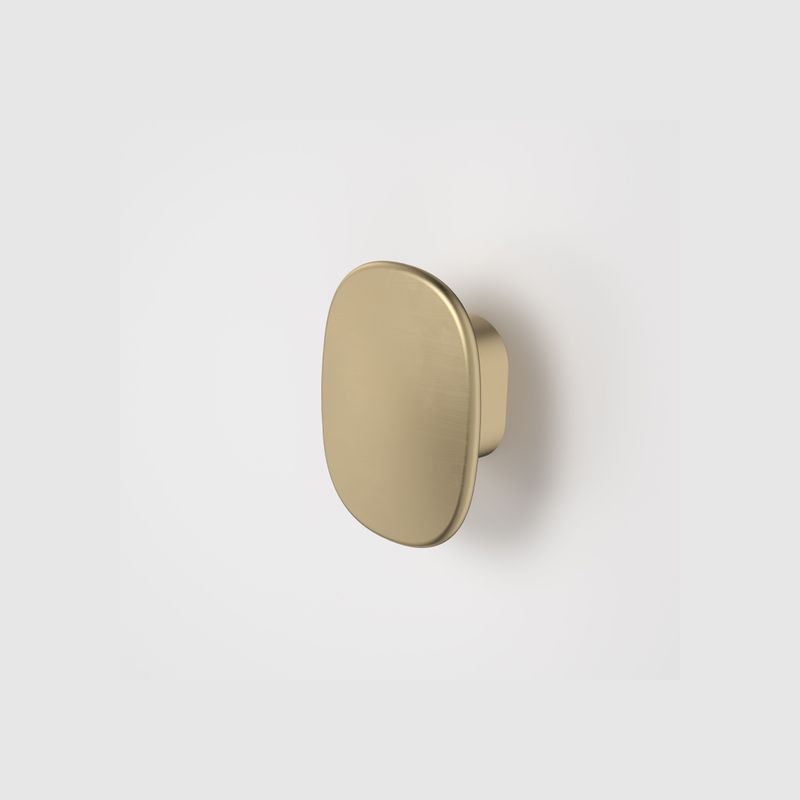Contura II Robe Hook - Small | Brushed Brass