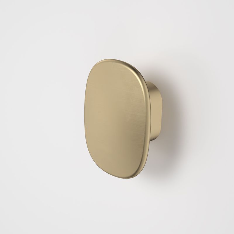 Contura II Robe Hook - Small  | Brushed Brass