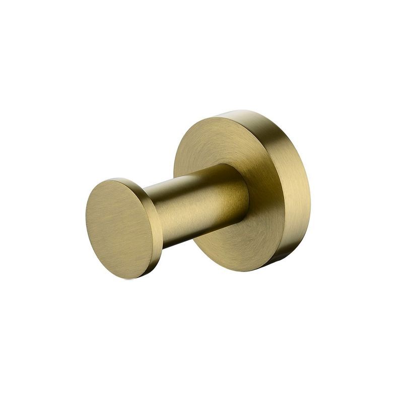 Lucid Pin Robe Hook Brushed Brass