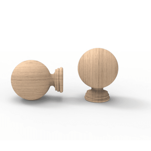 Large Ball - Curtain Rod Finial