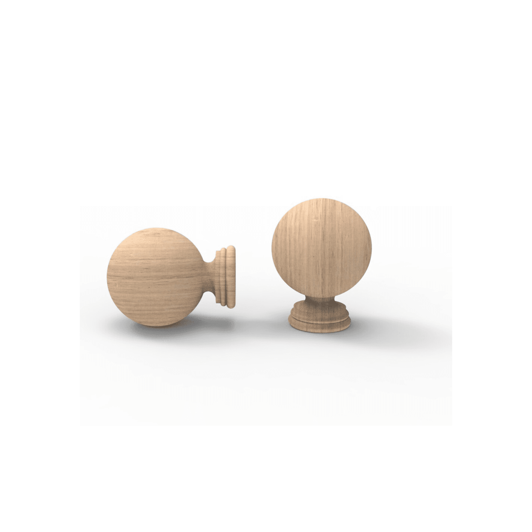 Large Ball - Curtain Rod Finial