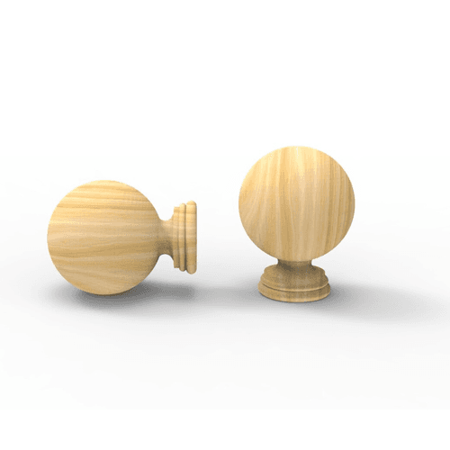 Large Ball - Curtain Rod Finial