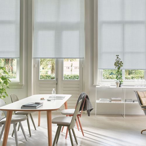 Motorised Light Filtering Roller Blinds