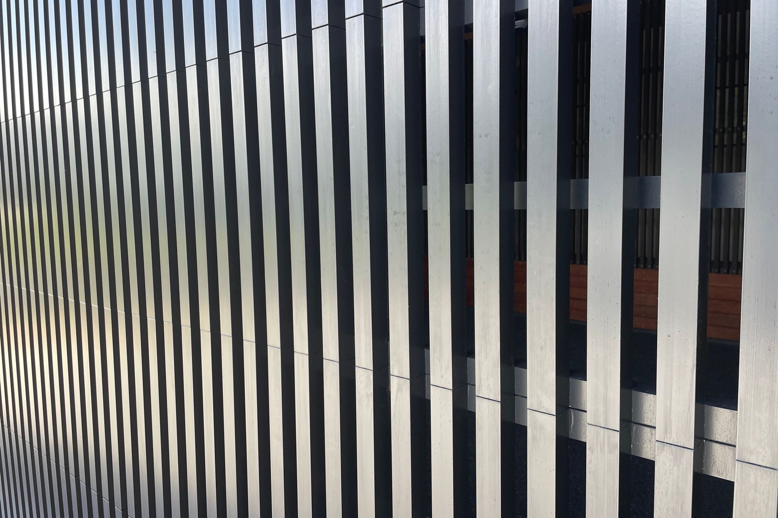 Custom Batten Ventilated Garage Door