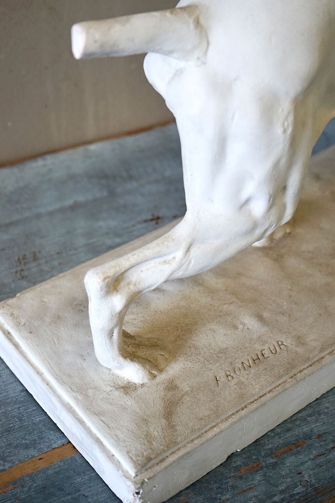 Antique French Dog Statue