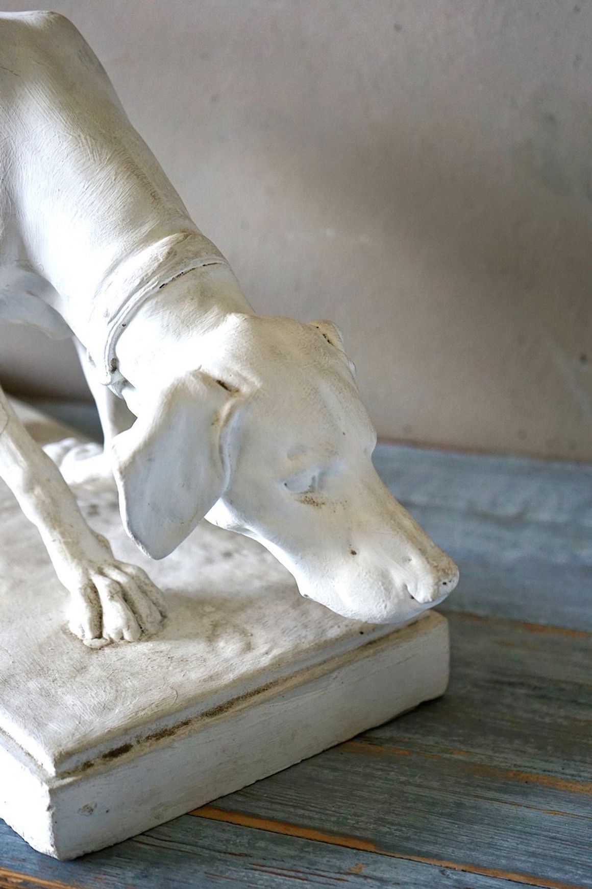 Antique French Dog Statue