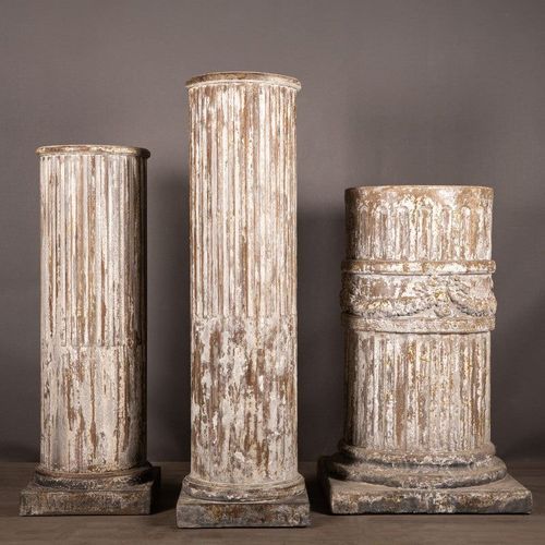 Louis XVI Column with Ribbon