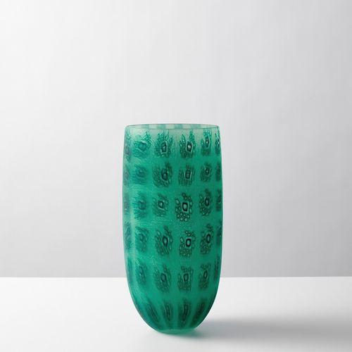 Cellular Vase | Green Murrine