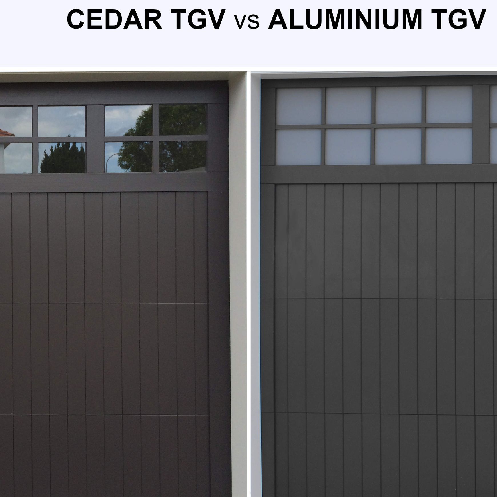 Aluminium Craftsman Garage Door