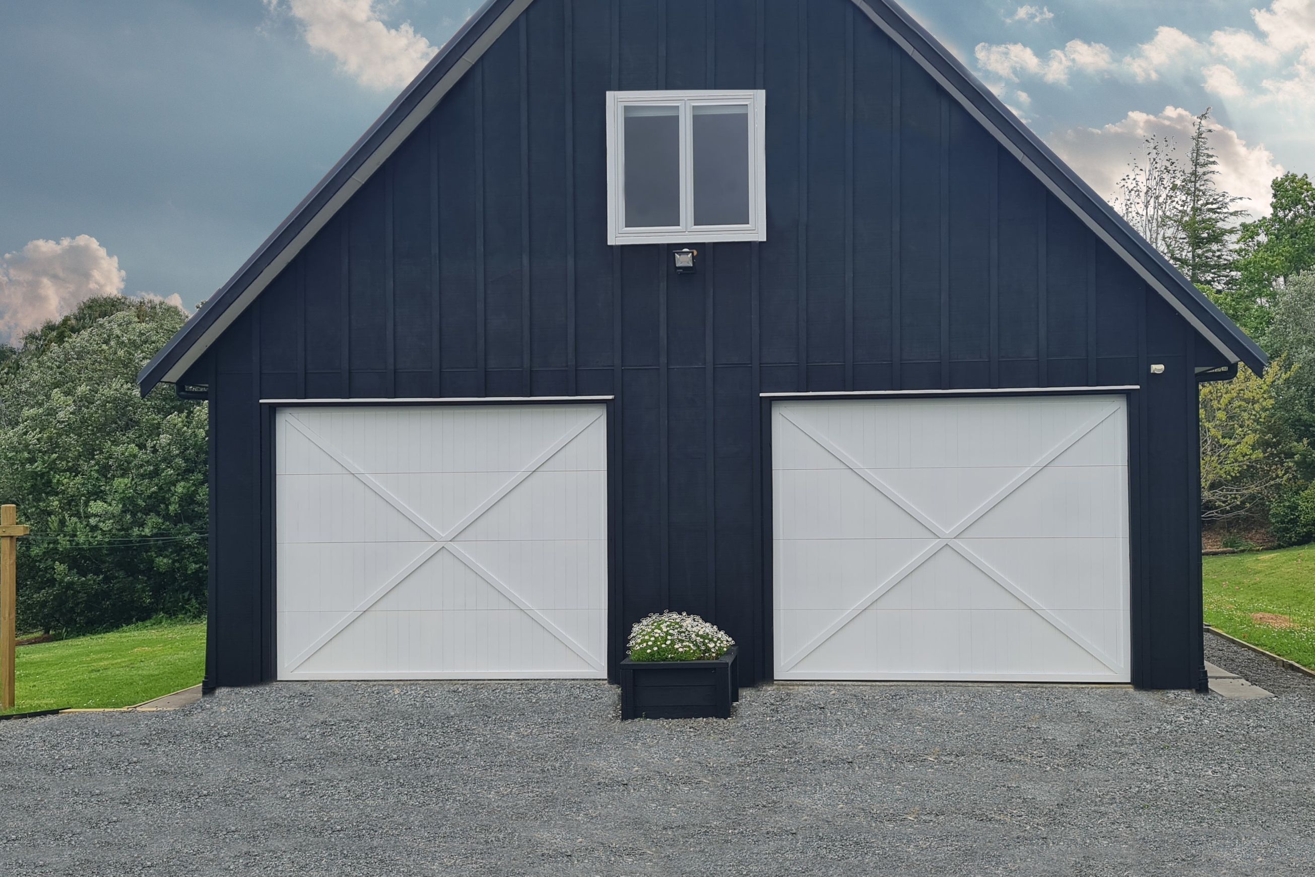 Barn Style Aluminium Garage Door
