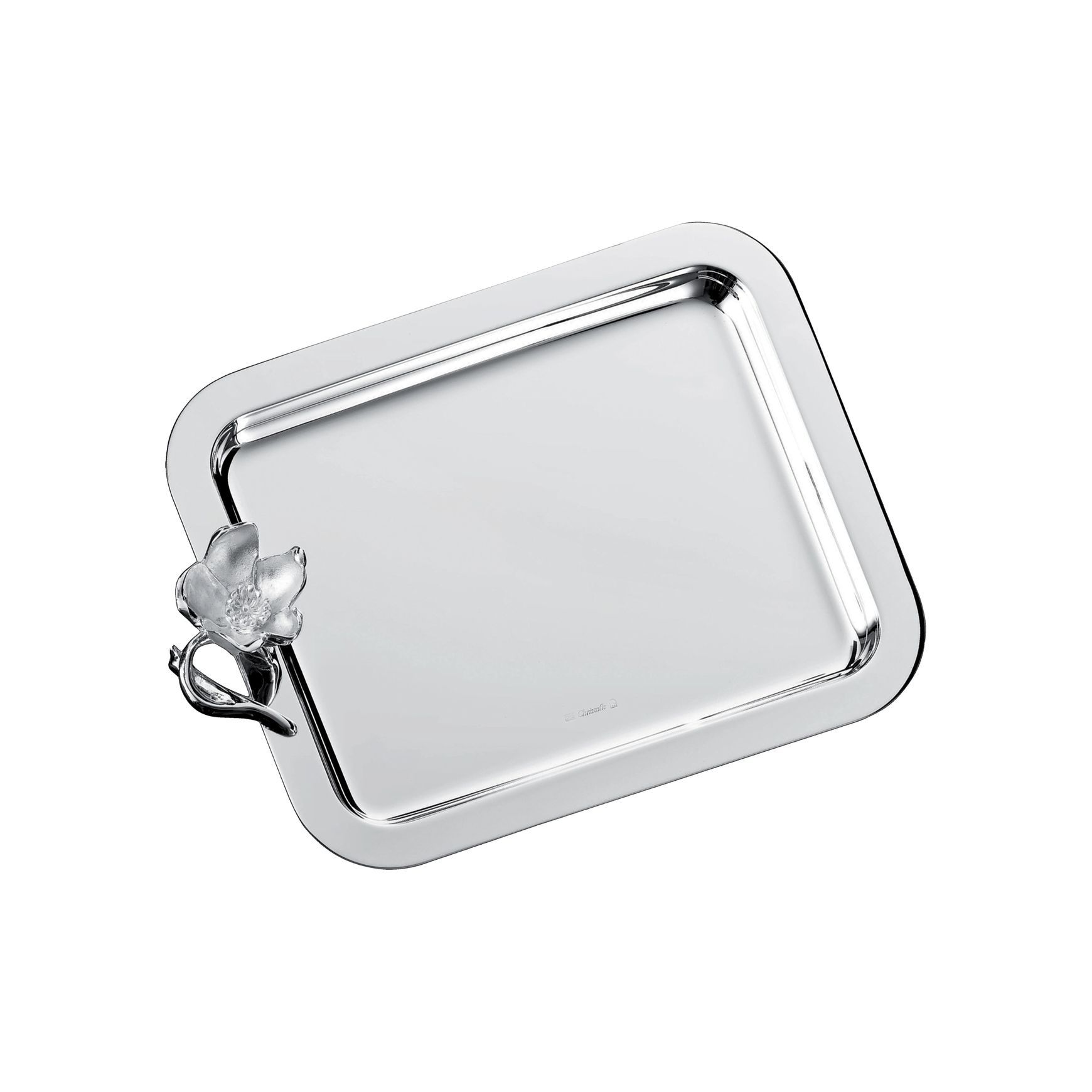 Anémone Silverplated Rect Tray Small